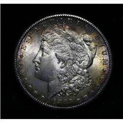 ***RARE   Rainbow Toned 1885-s Morgan Dollar Grades Gem Uncirculated ms65   RARE***