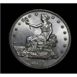 ***RARE  1877-s Trade Dollar Grades Choice Uncirculated ms64  RARE***