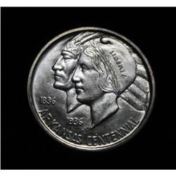 1936-p Arkansas Centennial Commemorative 50c Grades Gem Uncirculated ms66
