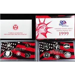 1999 United States Silver Proof Set   KEY TO THE SERIES!!