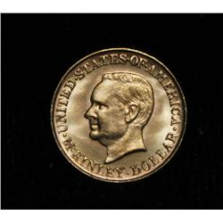 1917 McKinley Birthplace Memorial  Gold Commemorative $1 Grades Gem Uncirculated ms65