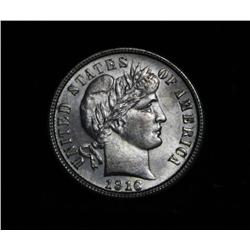 1916-s Barber Dime Grades Gem Uncirculated ms66