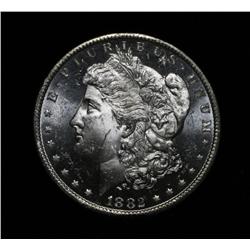 RARE  DMPL  1882-cc Morgan Dollar Grades Gem Uncirculated ms65 DMPL
