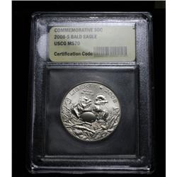 2008-s Bald Eagle Commemorative Half Dollar Grades ms70