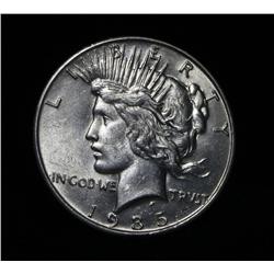 1935-s  Peace Dollar Grades Choice Uncirculated ms64