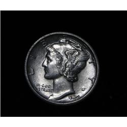 1934-p Liberty Head 'Mercury' Dime 10c Grades Choice Uncirculated ms64 FSB