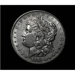 1884-s/s Morgan Dollar VAM 3 Grades Almost Uncirculated au55