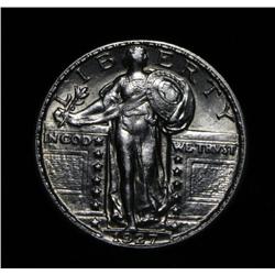1927-p  Standing Liberty 25c Grades Choice Uncirculated ms64 FH