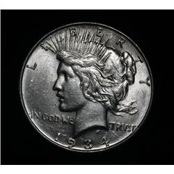 1934-d Peace Dollar $1 Grades Select Uncirculated ms63  Double Die Obverse Vam 4 TOP 50!!