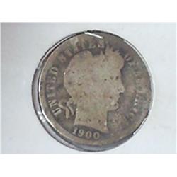 1900-S BARBER DIME