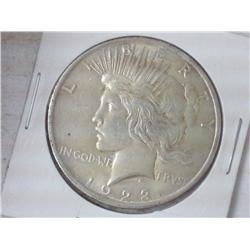 1923 PEACE SILVER DOLLAR (UNC)