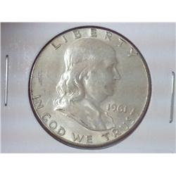 1961 FRANKLIN HALF DOLLAR