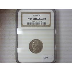 2002-S JEFFERSON NICKEL NGC PF69 ULTRA CAMEO