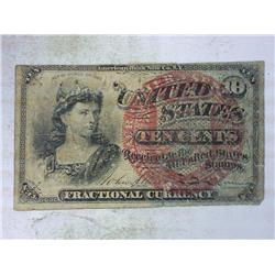 10 CENT US FRACTIONAL CURRENCY