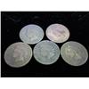Image 1 : 5 ASSORTED 1880-S INDIAN HEAD CENTS