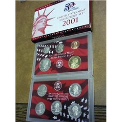 2001 US SILVER PROOF SET