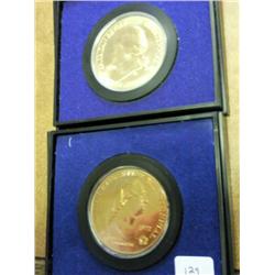 2-US MINT BICENTENNIAL MEDALS 1972 & 76