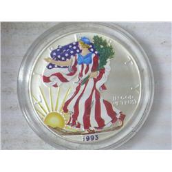 1993 COLORIZED AMERICAN SILVER EAGLE