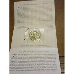 1989 MARSHALL ISLANDS $5 UNC COIN