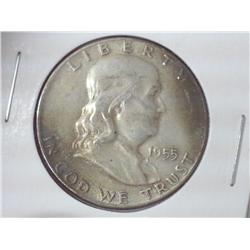 1955 FRANKLIN HALF DOLLAR