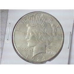 1924-S PEACE SILVER DOLLAR