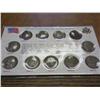 Image 1 : US WAR TIME SILVER NICKEL SET (35% SILVER)
