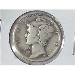 1919-S MERCURY DIME