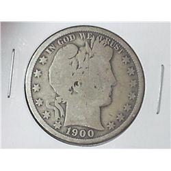 1900-O BARBER HALF DOLLAR