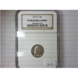 1977-S ROOSEVELT DIME NGC PF69 ULTRA CAMEO