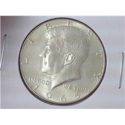 1965 40% SILVER KENNEDY HALF DOLLAR (UNC)