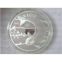 1992 MEXICO 100 PESO PROOF