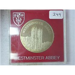 WESTMINSTER ABBEY MEDAL PROOF