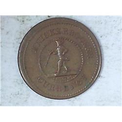 CIVIL WAR TOKEN KNICKERBOCKER CURRENCY
