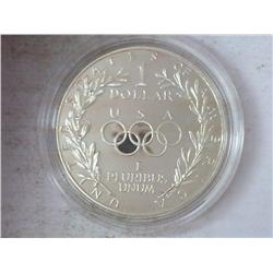 1988 US OLYMPIC PROOF US SILVER DOLLAR