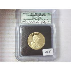 2000-S SACAGAWEA DOLLAR SIGNATURE SERIES