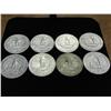 Image 2 : 8 ASSORTED SILVER WASHINGTON QUARTERS