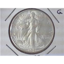 1943-D WALKING LIBERTY HALF DOLLAR (UNC)