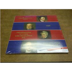 2008-P/D PRESIDENTIAL $1 UNC COIN SET