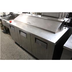 True 72" Triple Door Stainless Steel