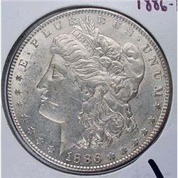 1886-P MORGAN SILVER DOLLAR