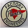 Image 1 : LARGE PONTIAC FACTORY PARTS EMBOSSED METAL ADVERTI