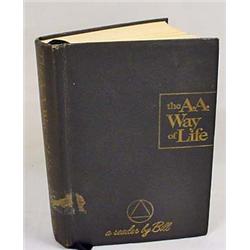 1967 "THE A. A. WAY OF LIFE" HARDCOVER BOOK