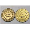 Image 1 : LOT OF 2 VINTAGE DOAK TAVERN TRADE TOKENS - SEASID