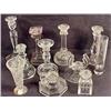 Image 1 : LARGE LOT OF VINTAGE GLASS CANDLE HOLDERS - VARIOU