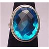 Image 1 : WOMENS GEMSTONE RING - STERLING SILVER - SZ. 6.5