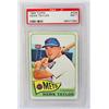 Image 1 : 1965 TOPPS HAWK TAYLOR BASEBALL CARD NO. 329 - PSA