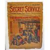 Image 1 : 1923 SECRET SERVICE MAGAZINE COVER - FRAMED - Appr