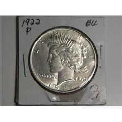1922 PEACE DOLLAR