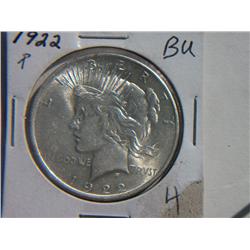 1922 PEACE DOLLAR