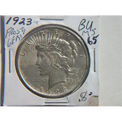 1923-P PEACE DOLLAR